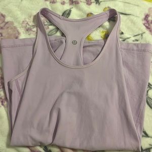 Lululemon tank, lilac/purple